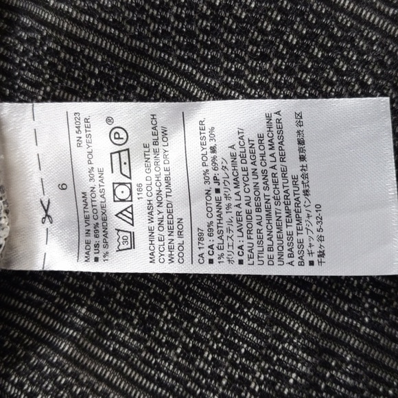 Banana Republic dress, size 6, black and white - Picture 5 of 5